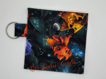 Baby dragon keyring case