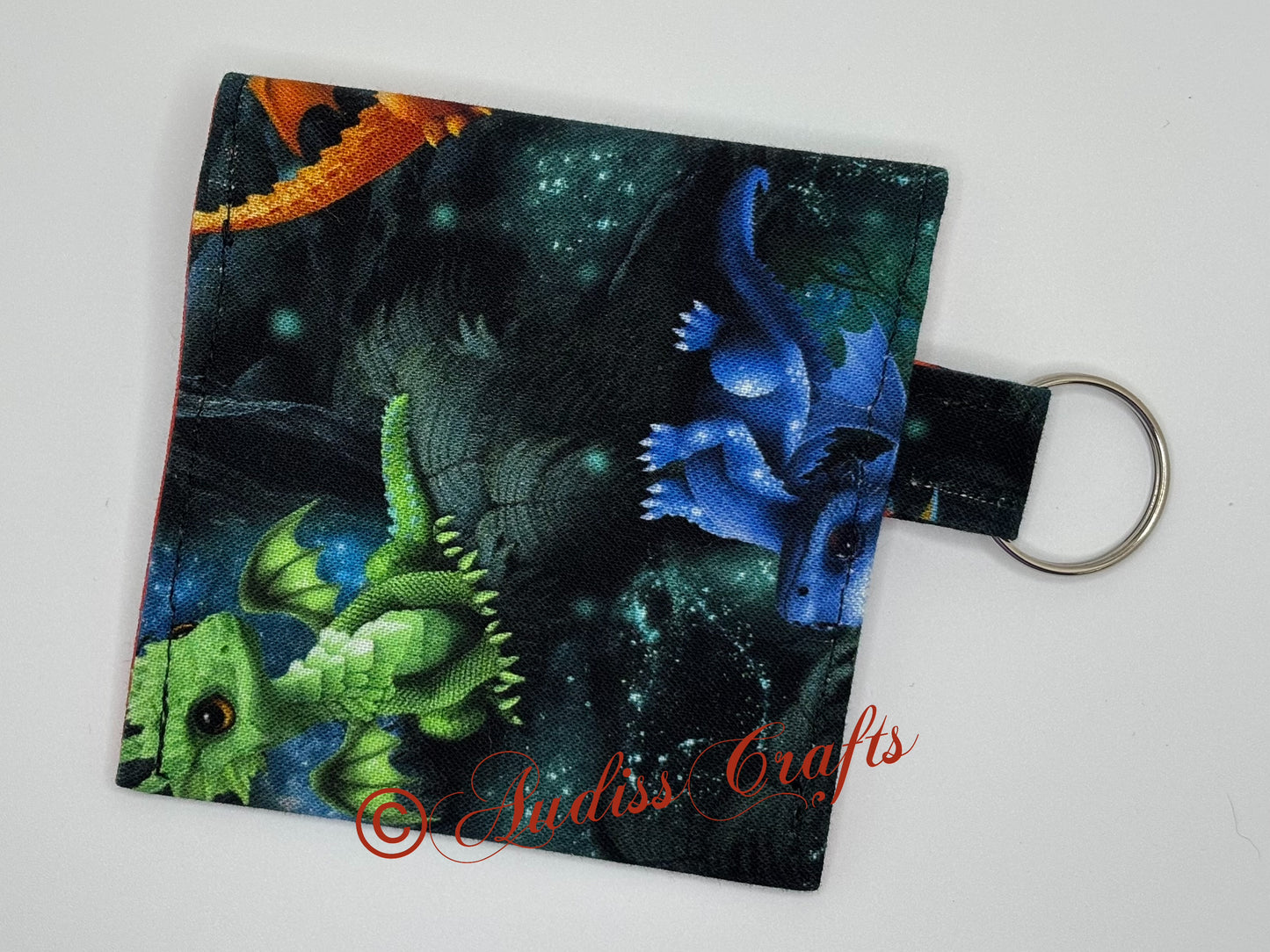 Baby dragon keyring case
